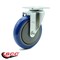 Service Caster 5 Inch Blue Polyurethane Wheel Swivel Top Plate Caster SCC-20S514-PPUB-BLUE - alternate 4